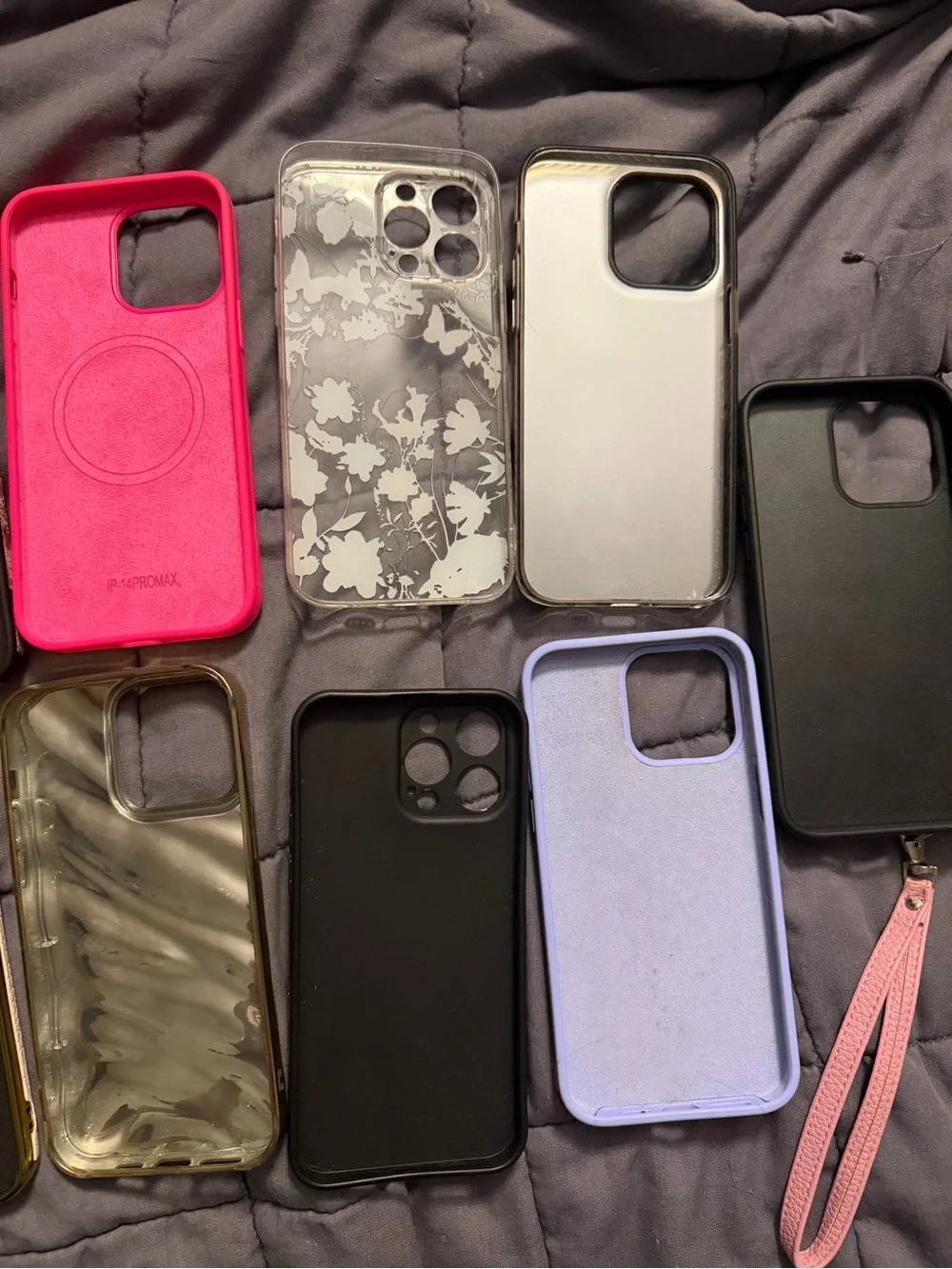 Assorted iPhone 14 Pro Max Phone Cases- Compatible Cell Phone Accessory